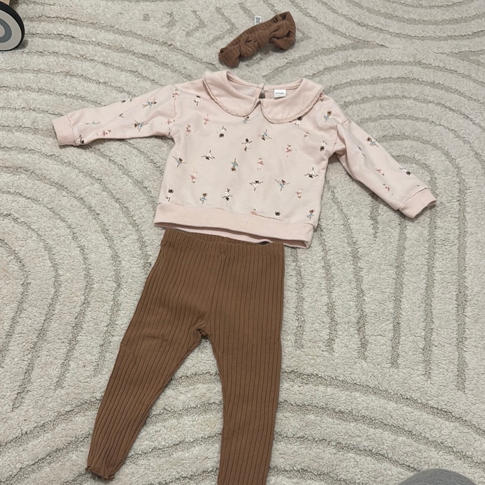 Baby Girl Leggings Set